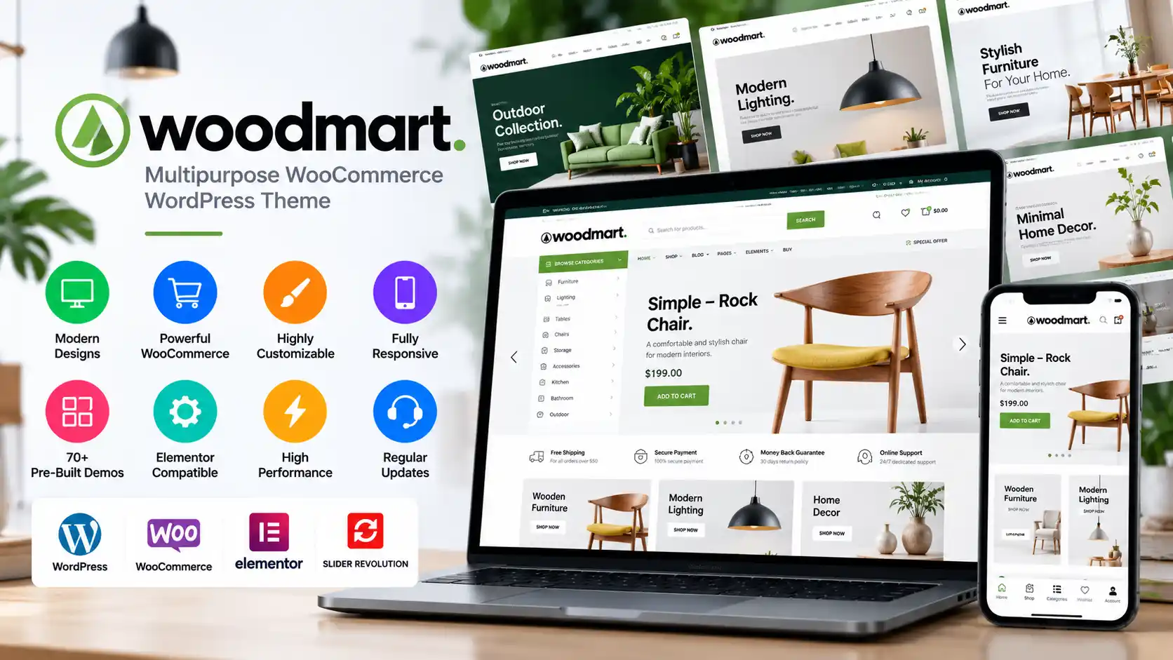 WoodMart – Multipurpose WooCommerce WordPress Theme